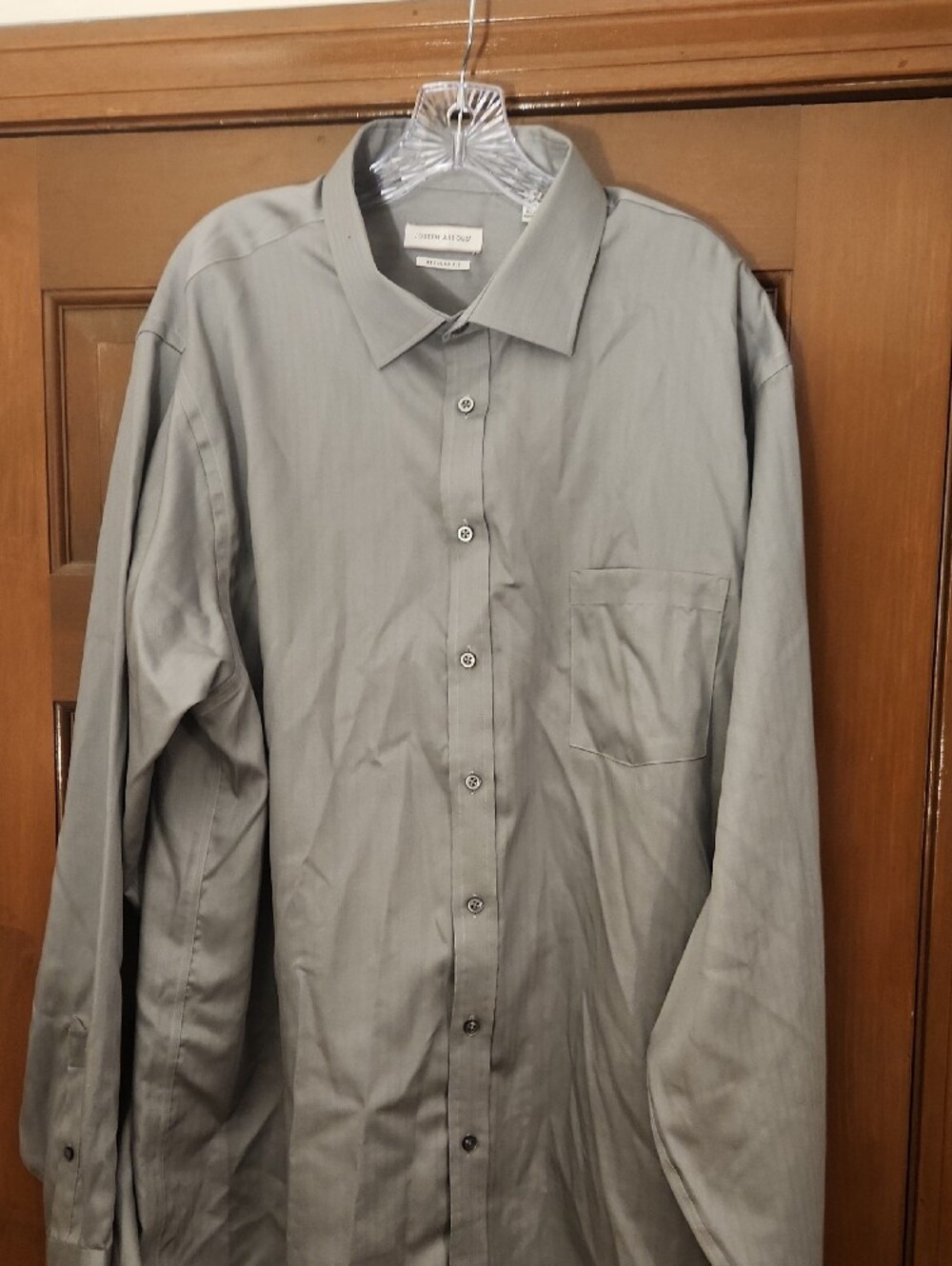 Joseph Abboud Men's Regular Fit Grey Dress Shirt